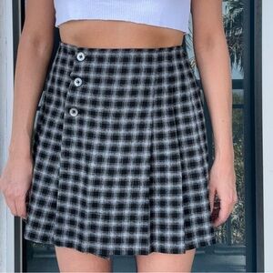 Vintage Spring Street plaid mini skirt